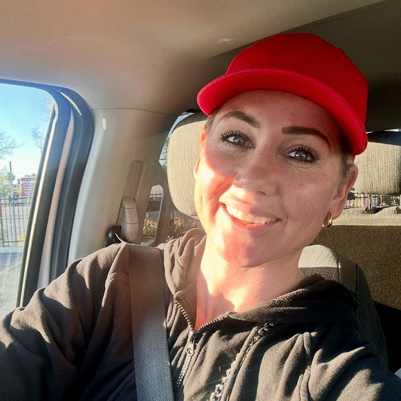 Red Baseball Cap - Picture 6 of 8